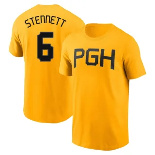 Youth Pittsburgh Pirates Rennie Stennett Gold 2023 City Connect T-Shirt