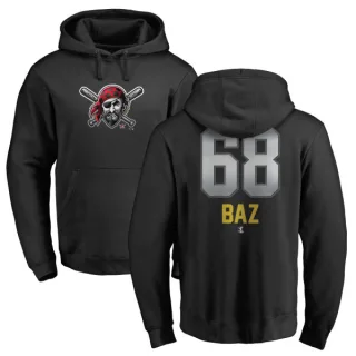 Youth Pittsburgh Pirates Shane Baz Black Branded Midnight Mascot Pullover Hoodie -