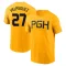 Youth Pittsburgh Pirates Vince Velasquez Gold 2023 City Connect T-Shirt